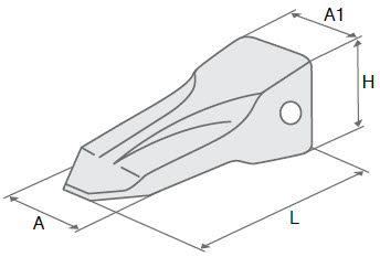 Коронка ковша CATERPILLAR